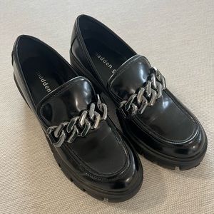 Black Madden girl loafers